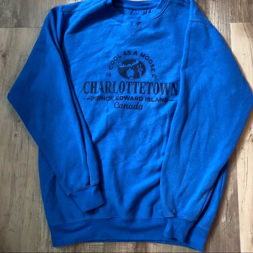 Charlottetown Prince Edward Island, Canada Sweatshirt - “Cool as a moose”